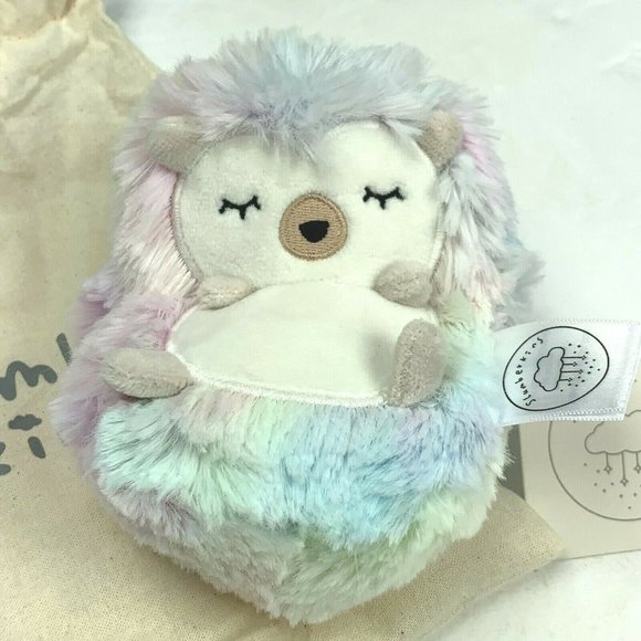 Slumberkins Rainbow Hedgehog Mini Silken Plush Limited Edition Valentines Day - Picture 1 of 4